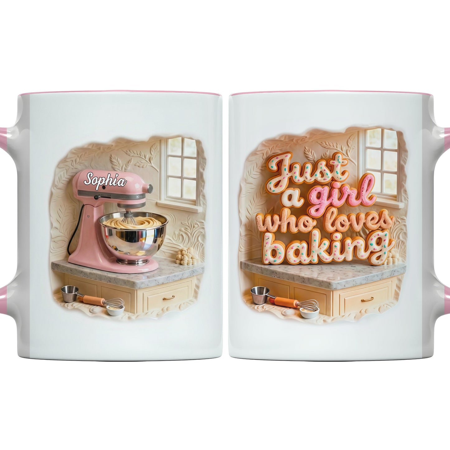 Just A Girl Who Loves Baking Stand Mixer And Whisk