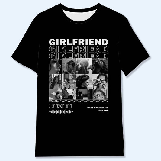 T-shirt Bootleg Couple - T-shirt unisexe personnalisé imprimé sur toute la surface - CP002_3T