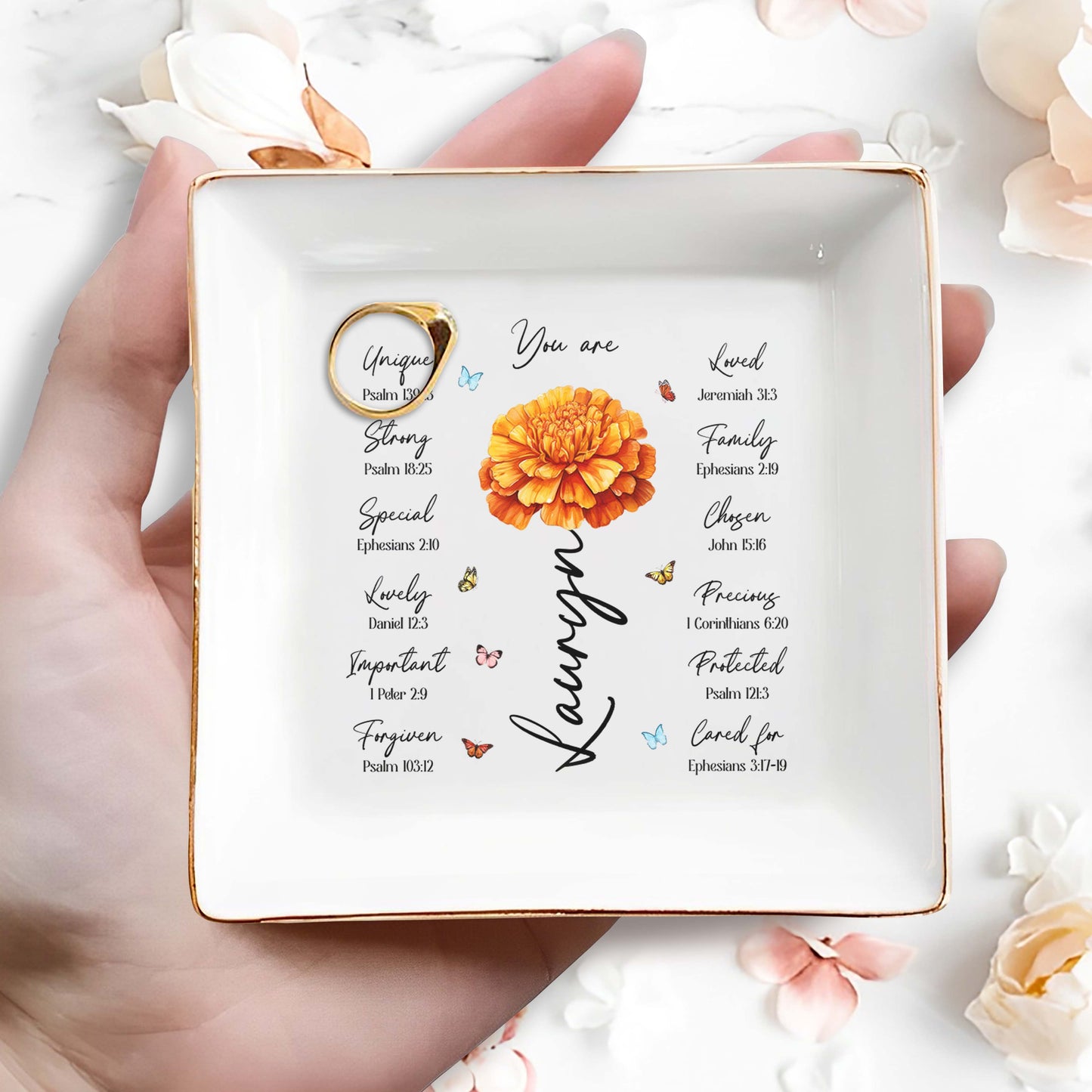 You Are Unique Strong Special Custom Jewelry Dish