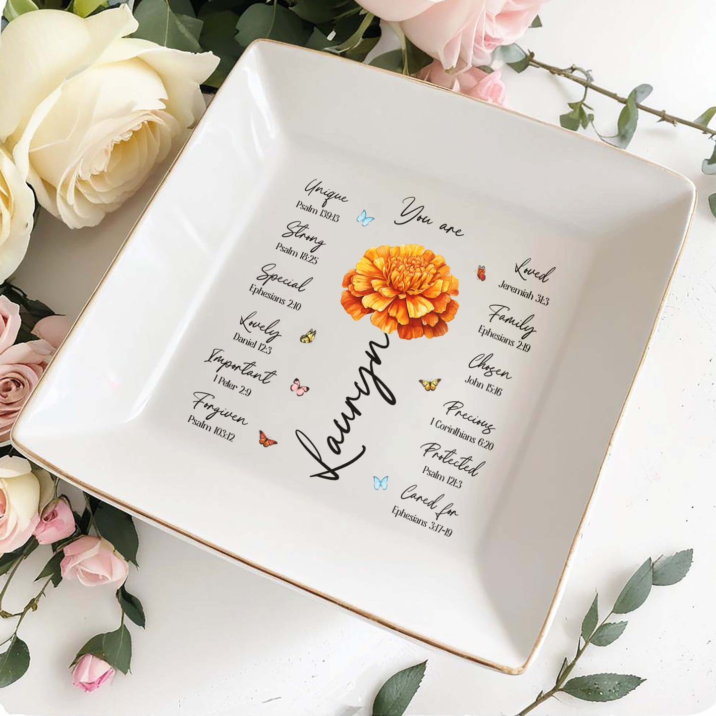 You Are Unique Strong Special Custom Jewelry Dish