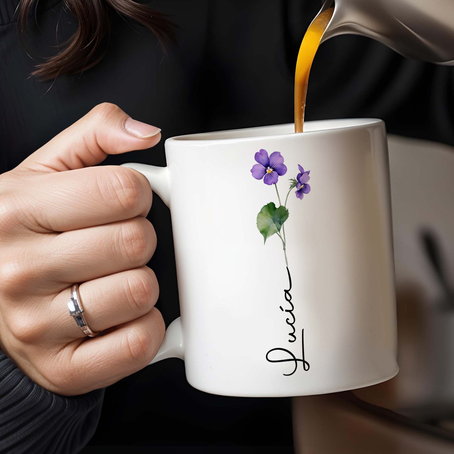Celebrate Everyday Moments Violet Flowers Touch