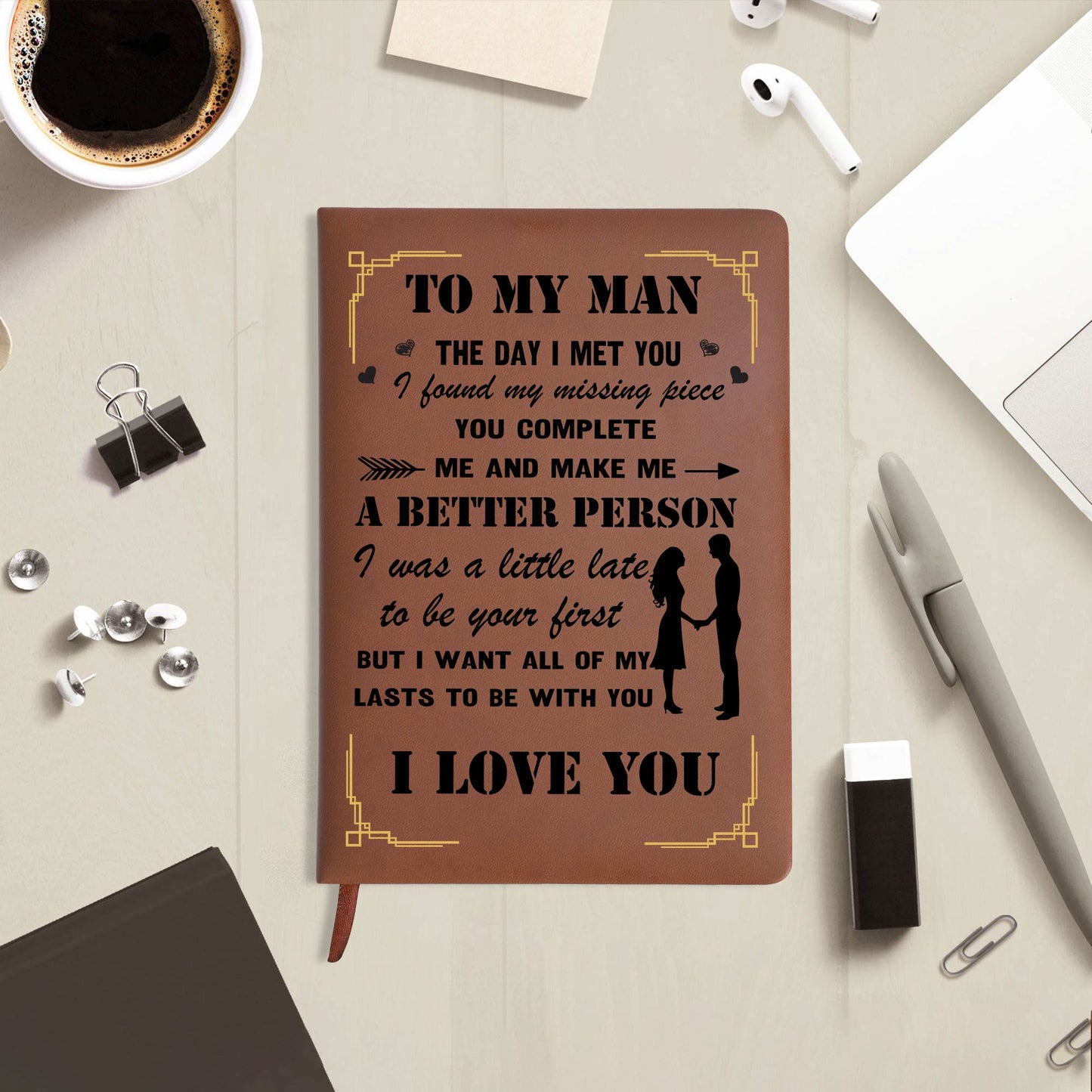 To My Man, You Complete Me, Love Key And Hearts