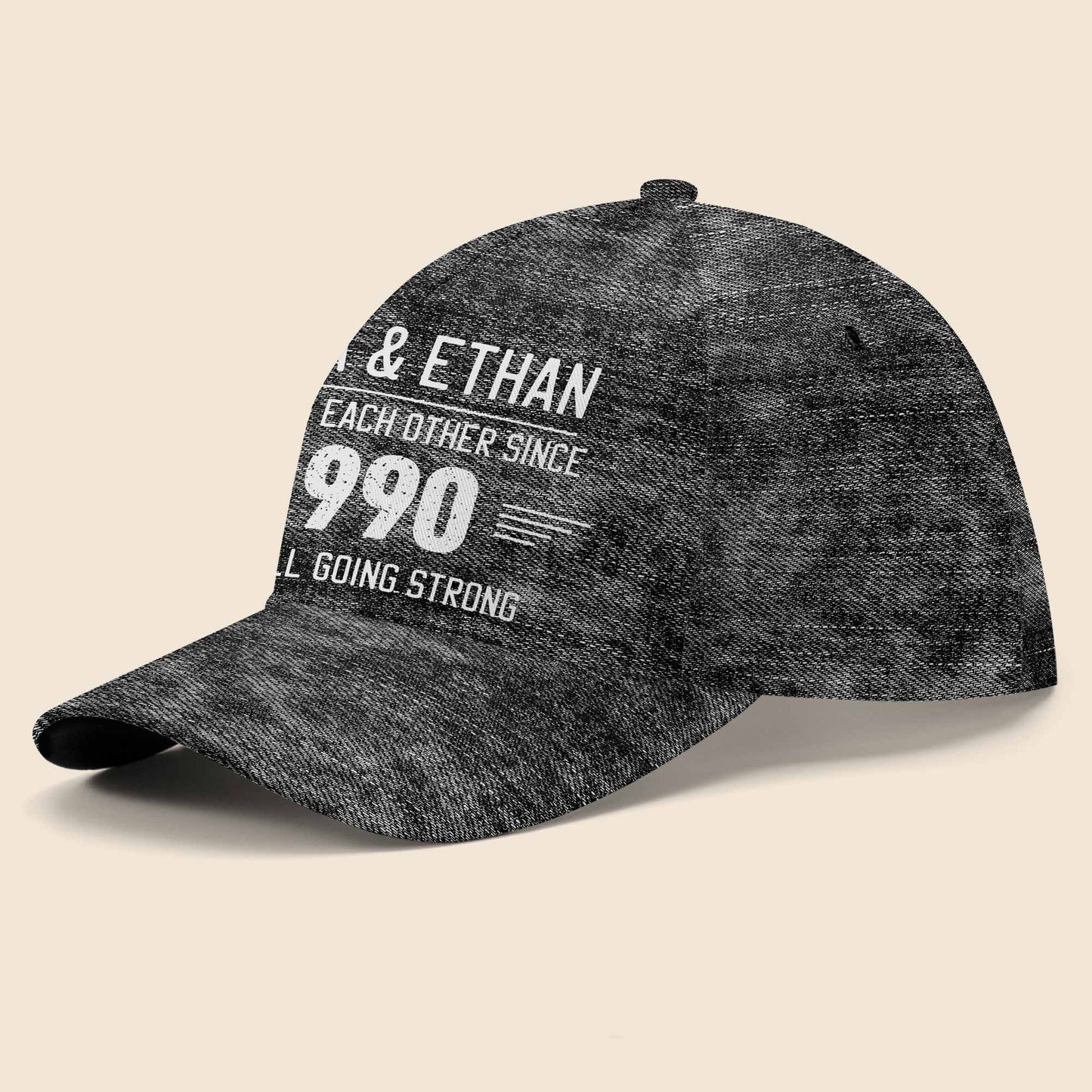 Annoying Each Other Since And Still Going Strong - Personalized Classic Cap - CPL050_CCAP