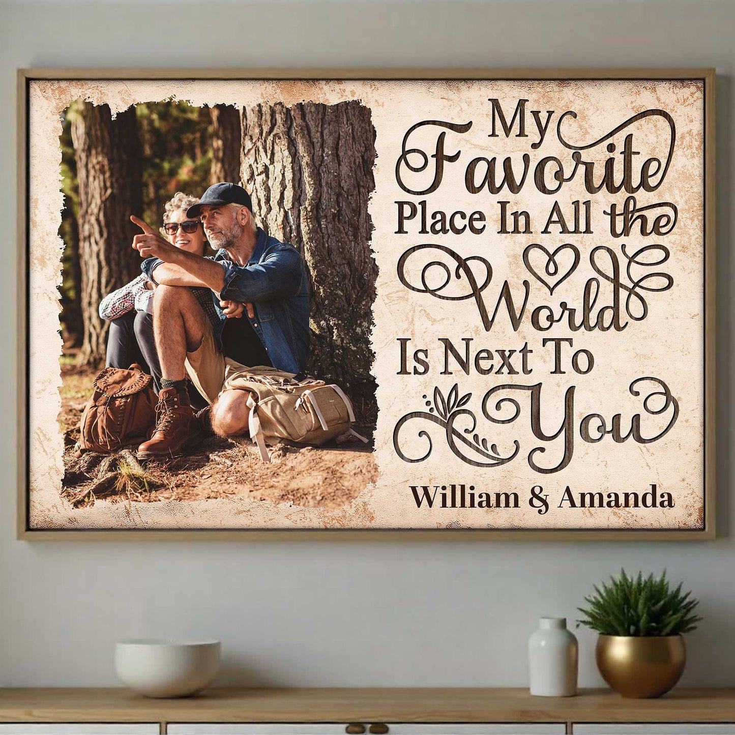 My Favorite Place Is Next To You, Couple Under Trees