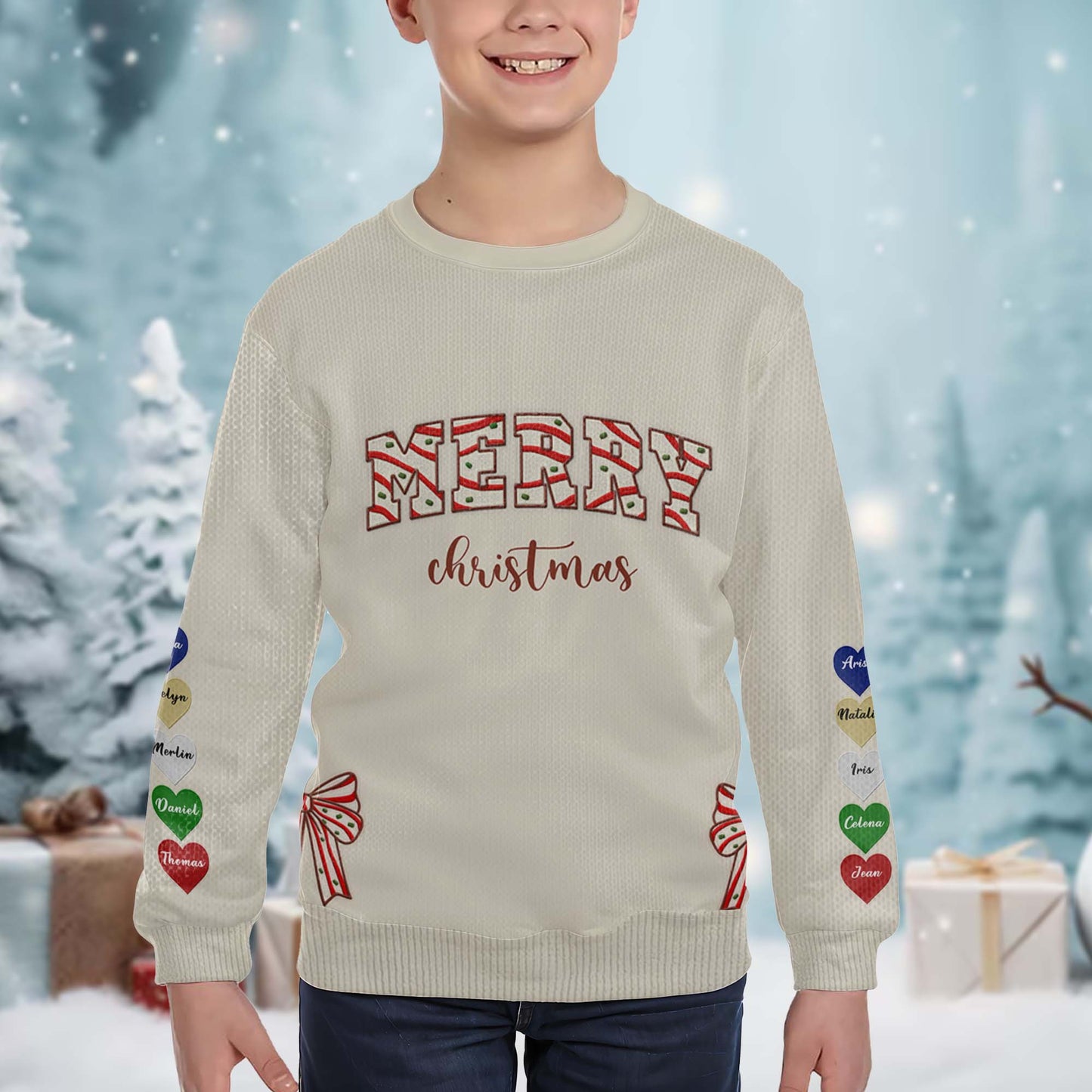 Merry Christmas Festive Ornaments Sweatshirt