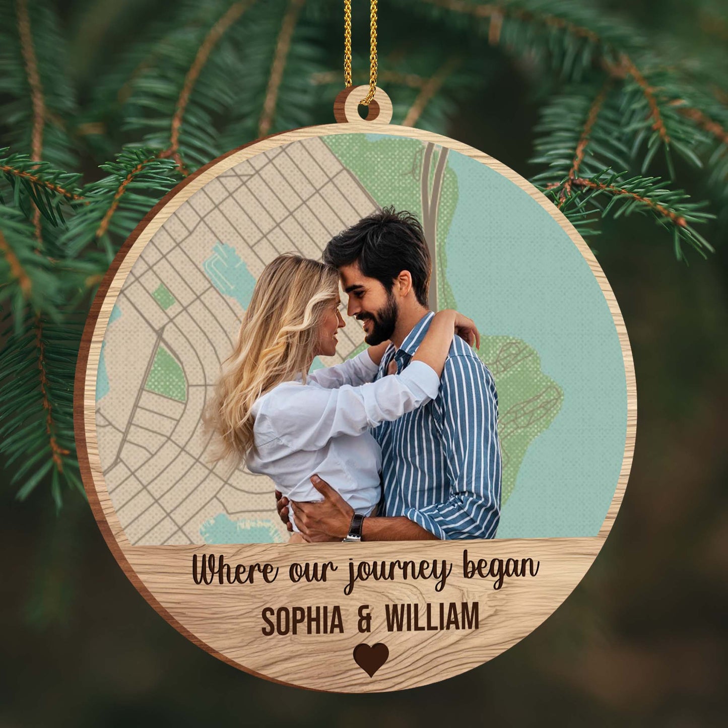 Where Our Journey Began Couple Heart Love