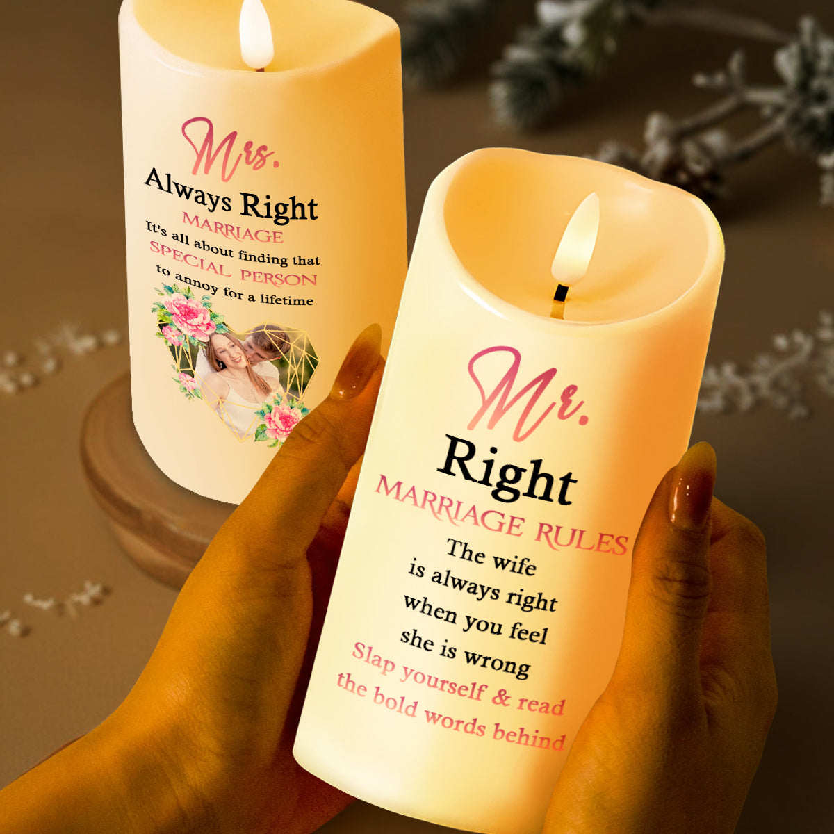 Marriage Special Person Annoy Lifetime Flowers Heart Design