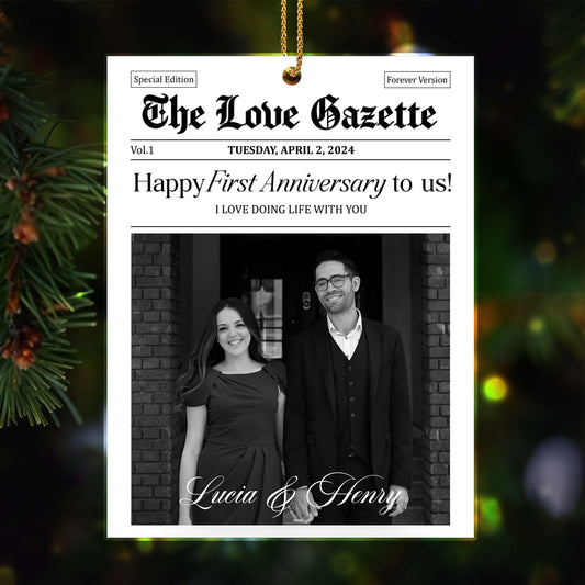 Happy First Anniversary, Love Doing Life With You