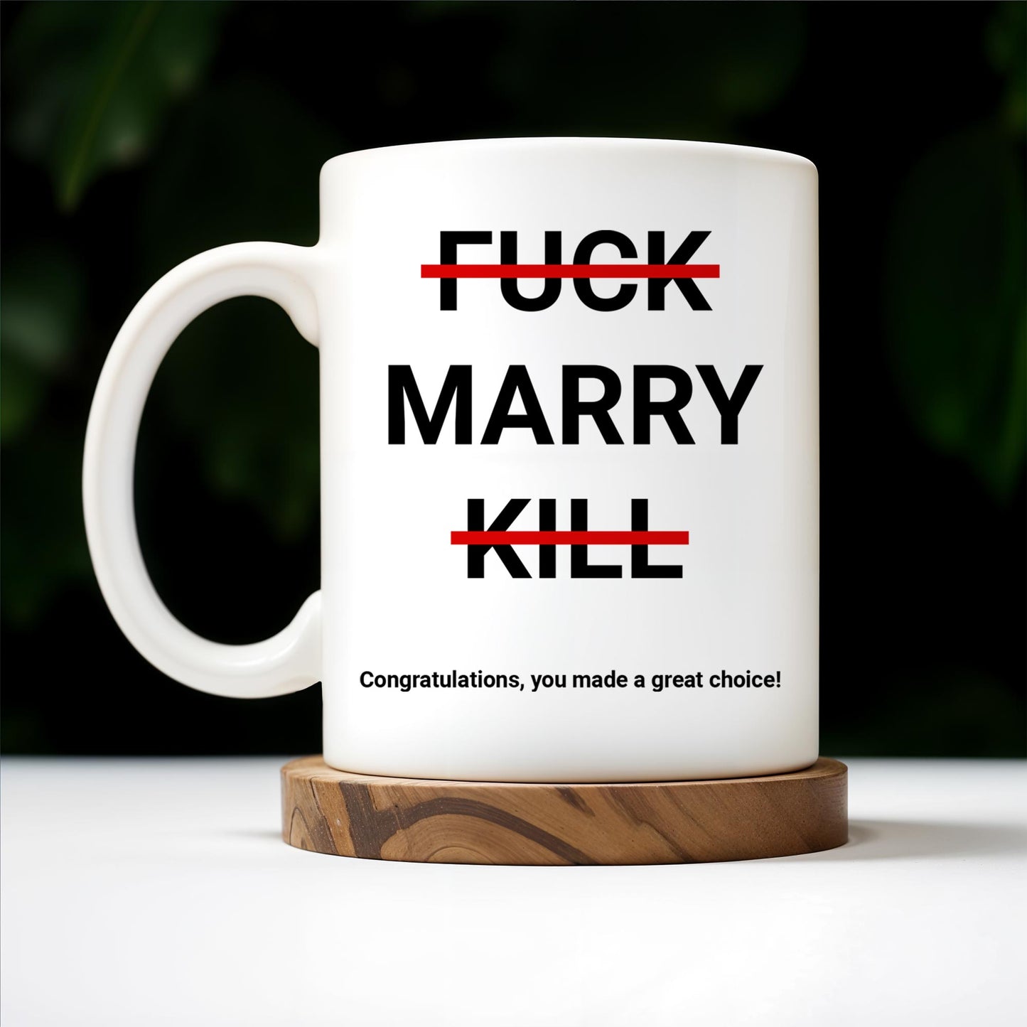Congratulations You Made a Great Choice With Smiling Faces