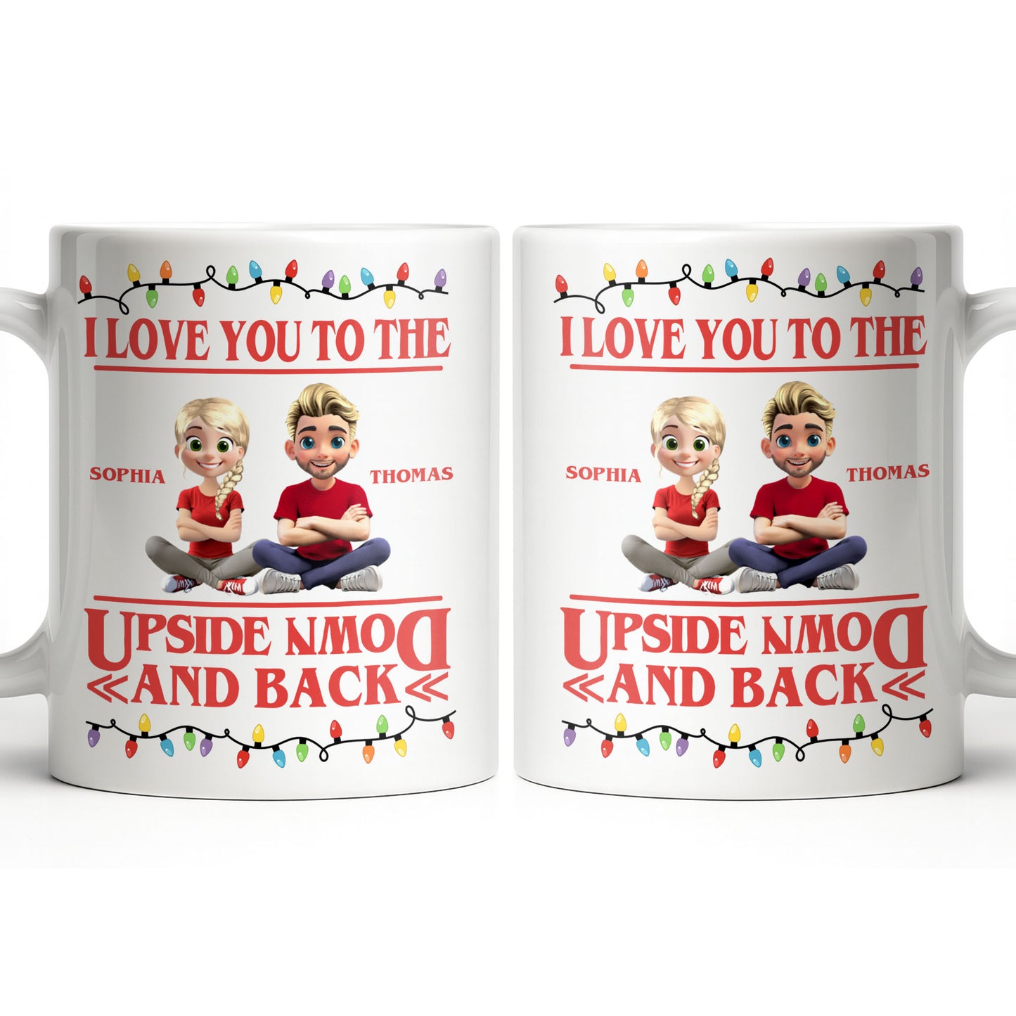 I Love You To The Moon And Back With Animated Characters