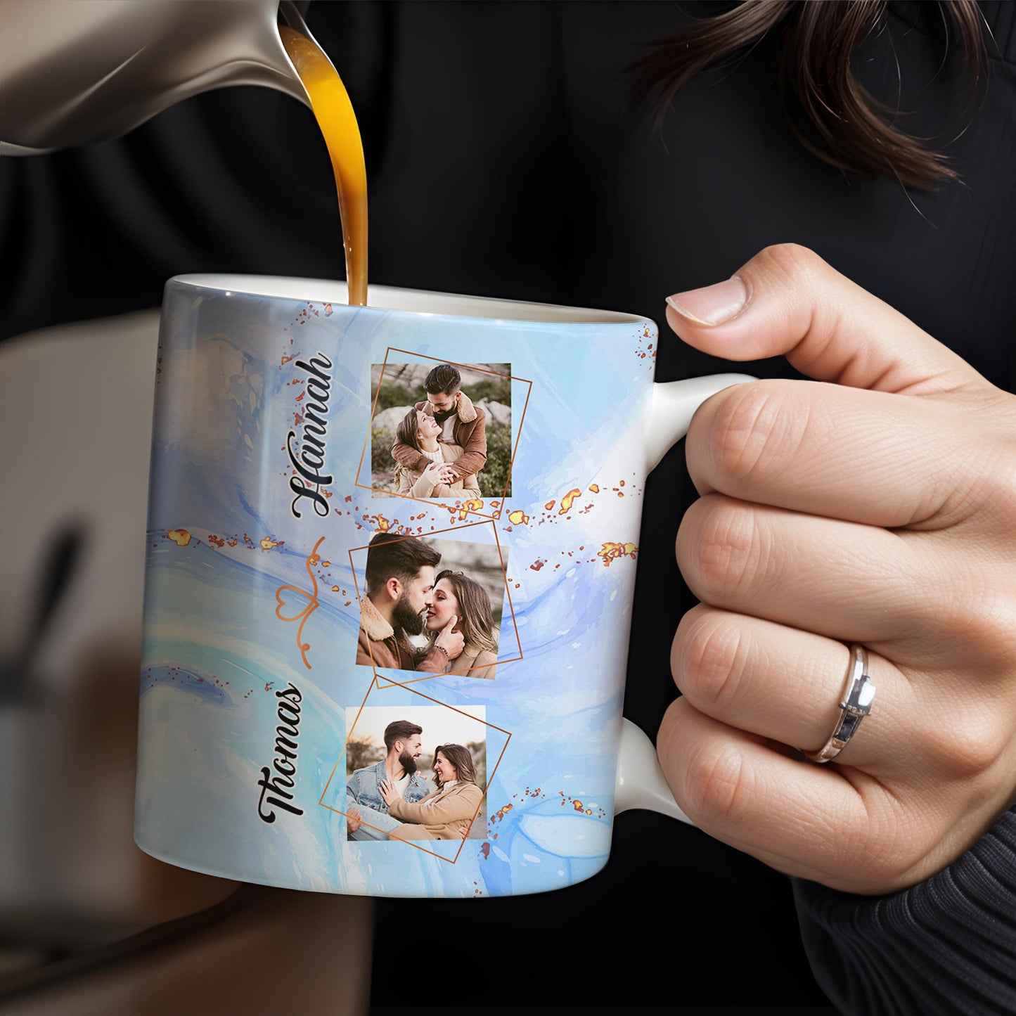 Oh Darling City Lights Bright As Your Eyes, Custom Romantic Mug