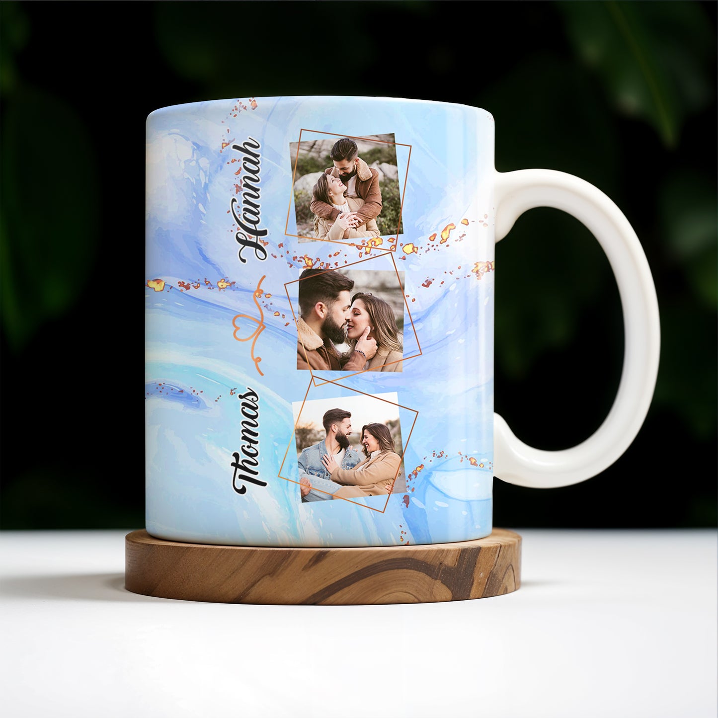 Oh Darling City Lights Bright As Your Eyes, Custom Romantic Mug
