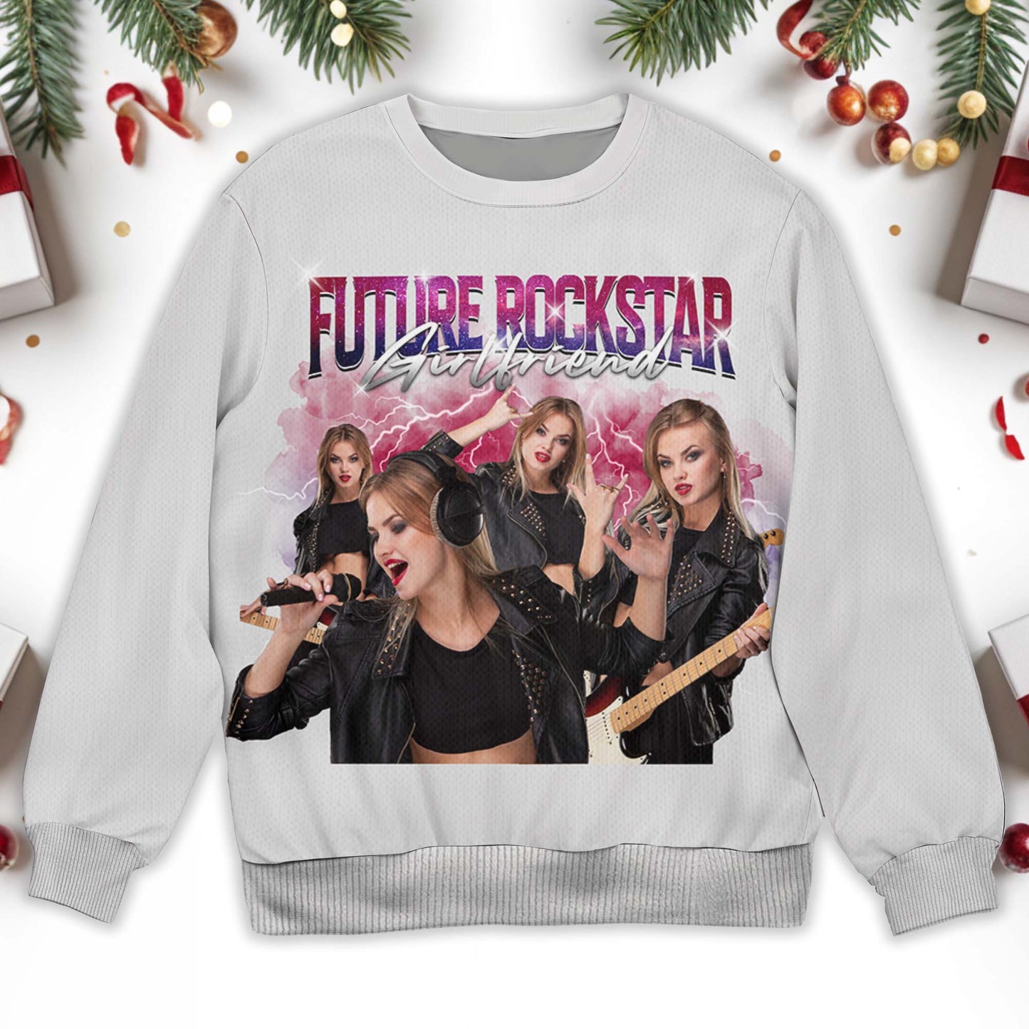 Future Rockstar Girlfriend With Musical Instruments