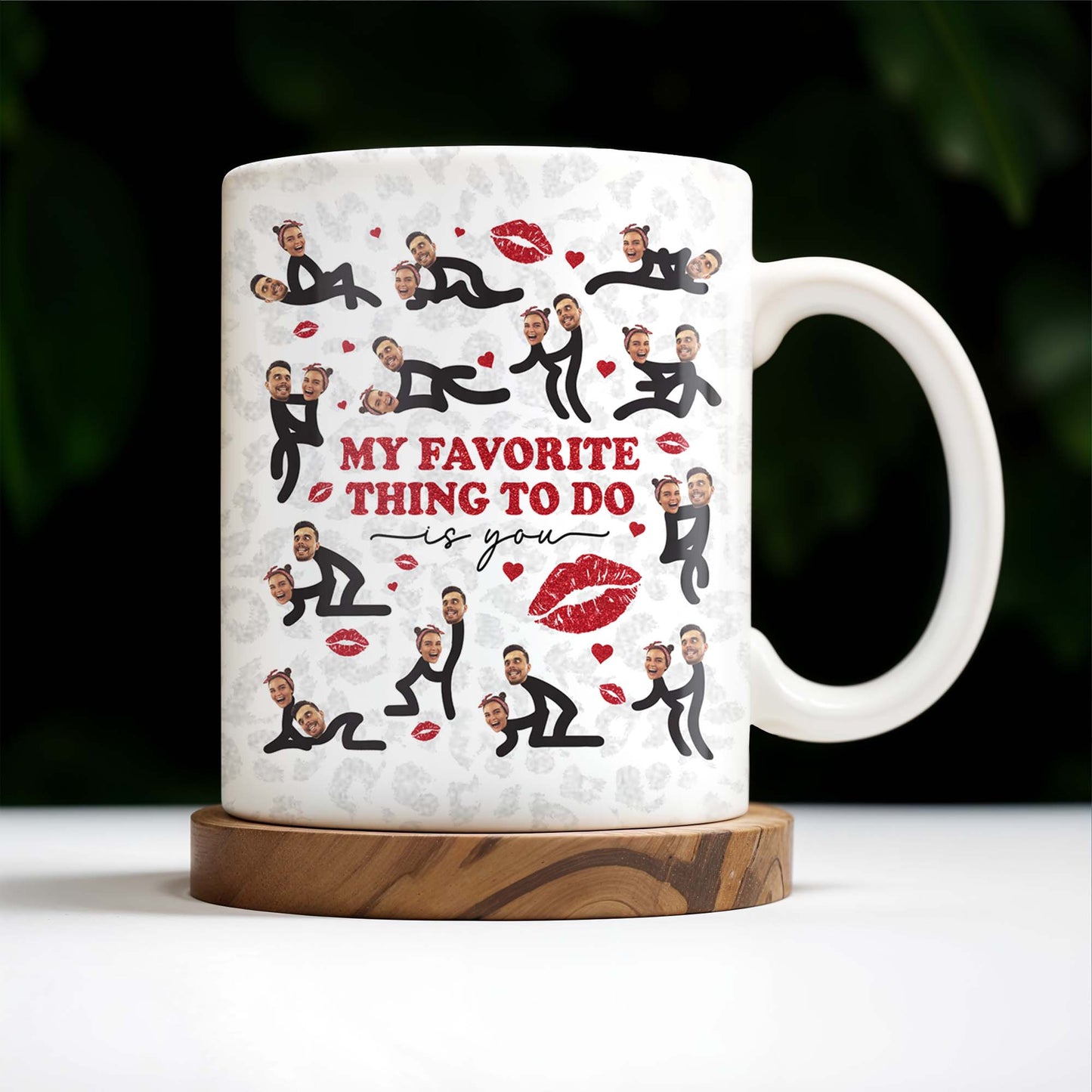 My Favorite Thing To Do Is You, Lips and Hearts Design