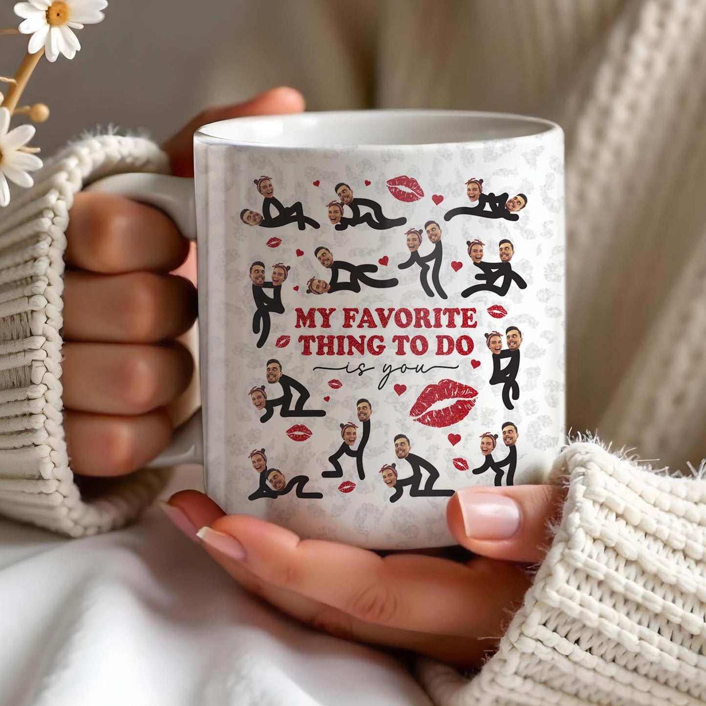 My Favorite Thing To Do Is You, Lips and Hearts Design