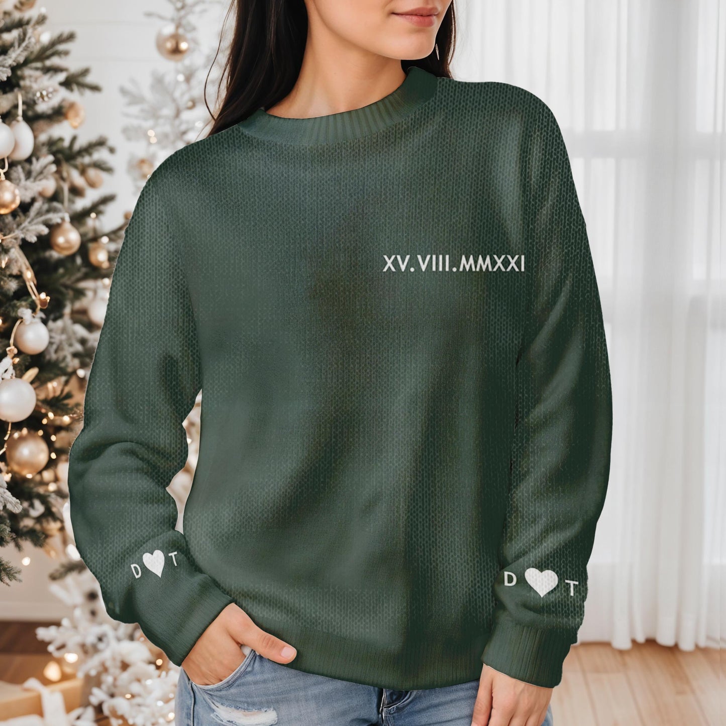 Forever In Love Together Since Sweatshirt With Hearts