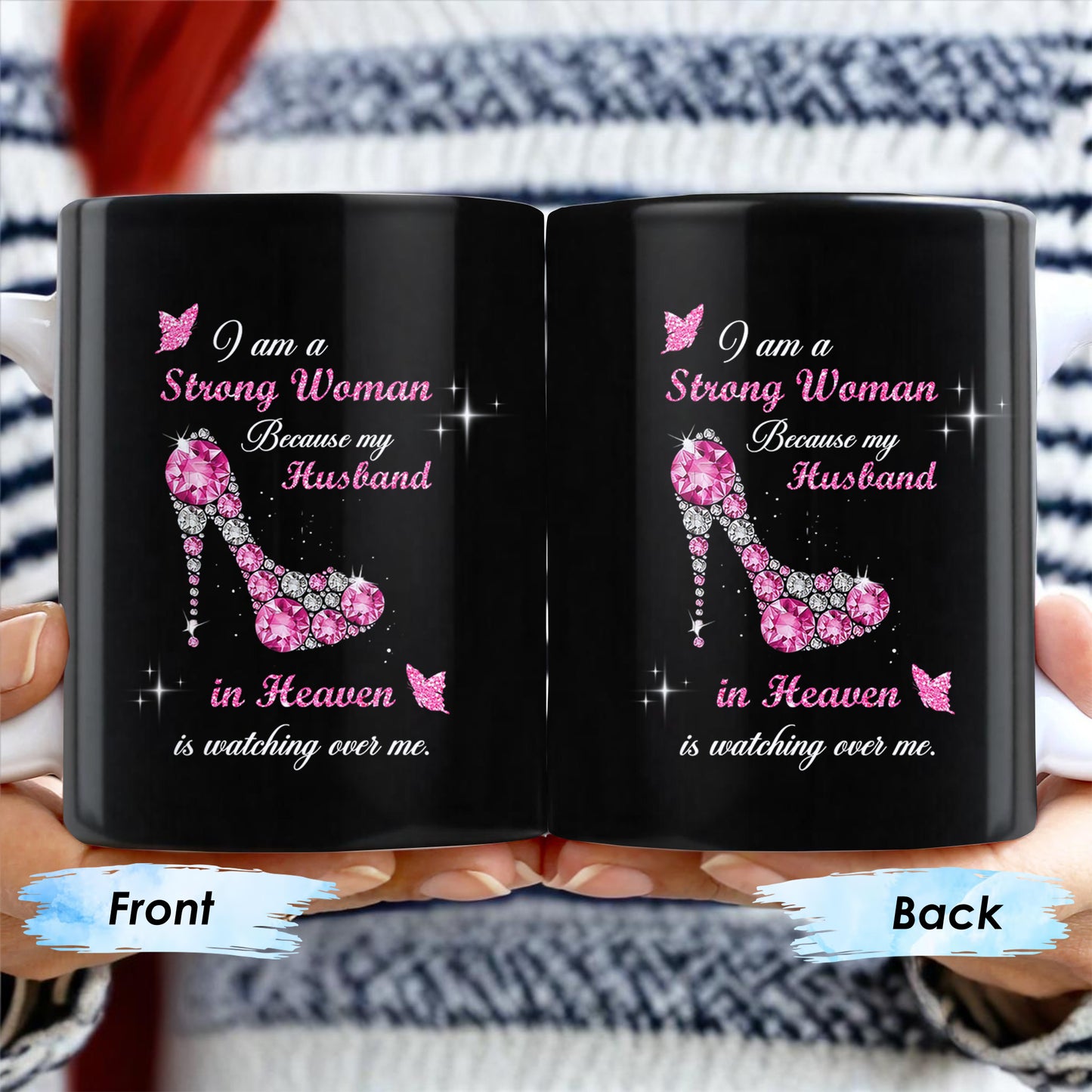 Strong Woman High Heels Memorial Mug