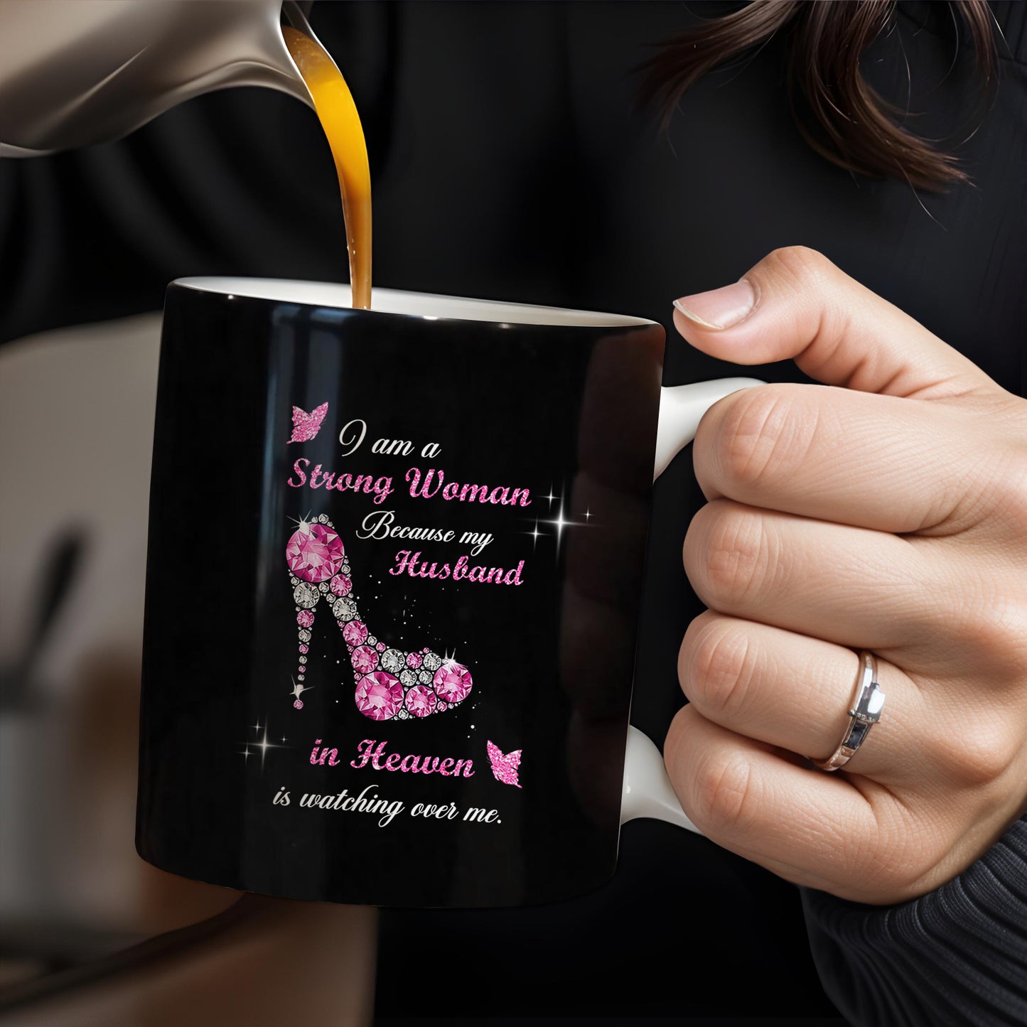 Strong Woman High Heels Memorial Mug