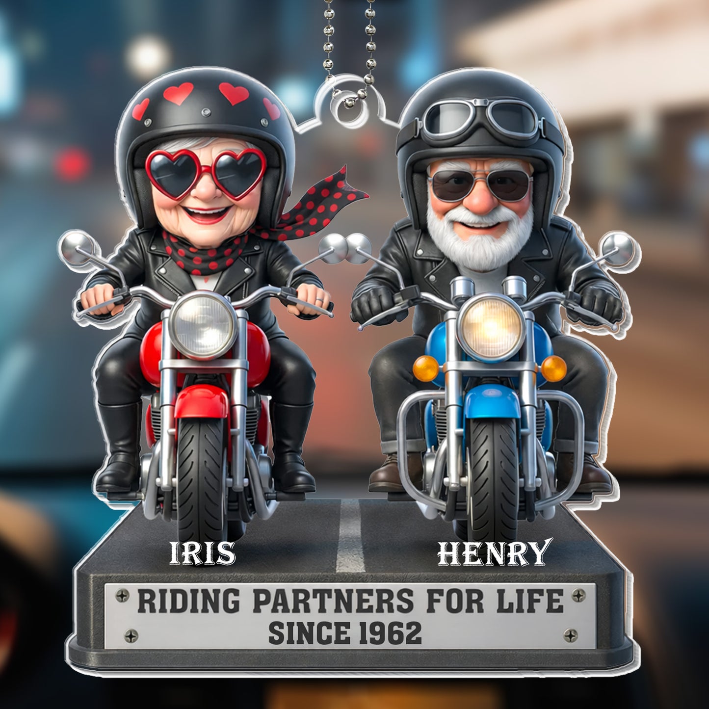 Riding Partners For Life, Motorcycles And Helmets