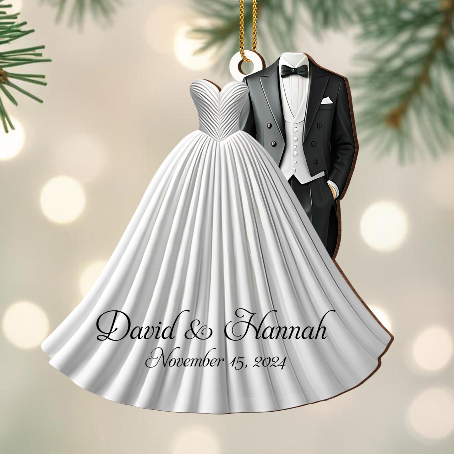 Celebrate Love And Commitment, Wedding Dress And Tuxedo