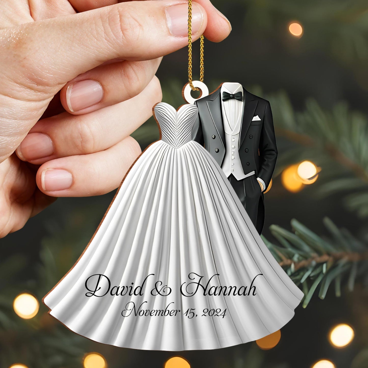 Celebrate Love And Commitment, Wedding Dress And Tuxedo