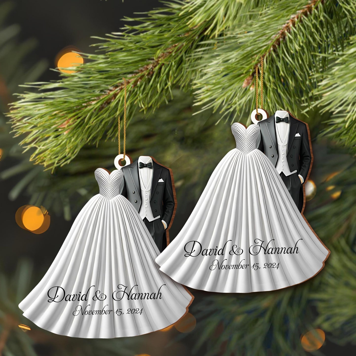 Celebrate Love And Commitment, Wedding Dress And Tuxedo