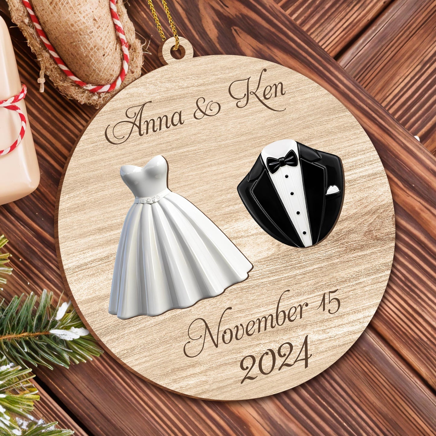 Celebrate Love Together Forever With Wedding Dress And Tuxedo