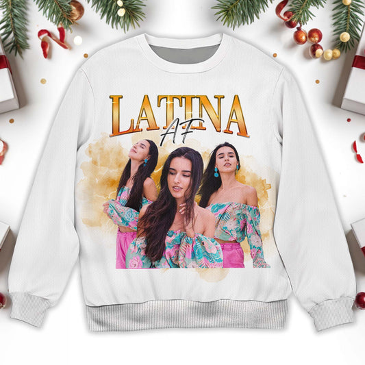 Latina AF Tropical Design Wool Jumper
