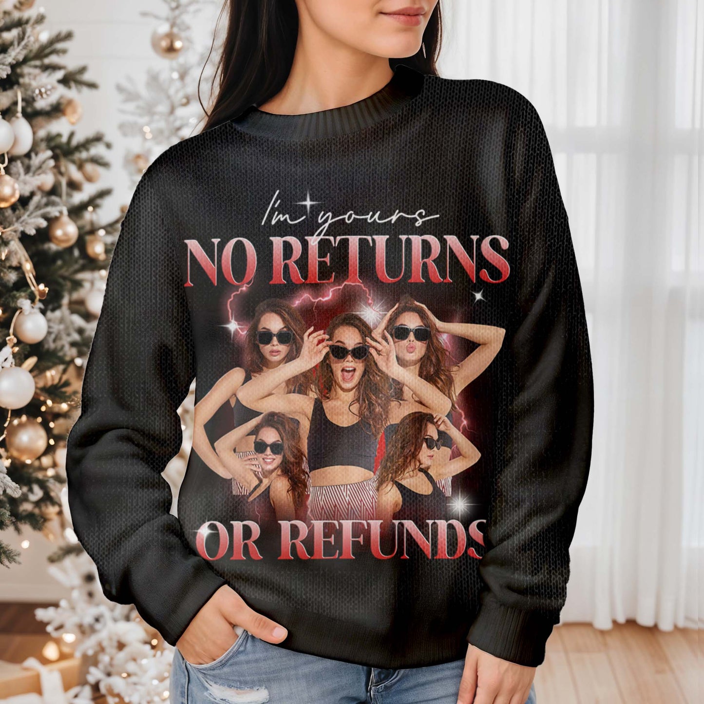 I'm Yours No Returns Or Refunds, Modern Neon Style