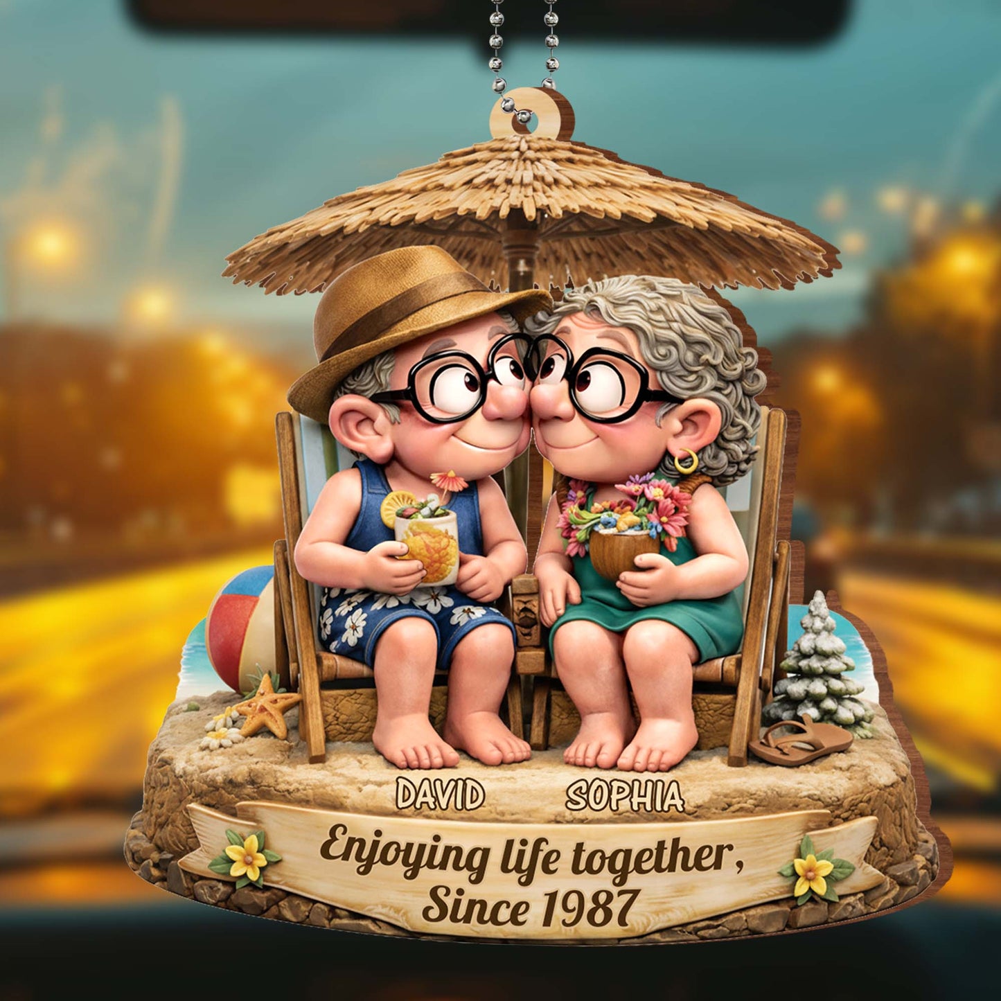 Enjoying Life Together With Tropical Theme