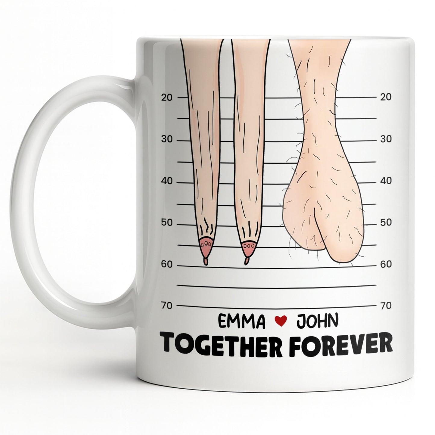 My Love For You Will Never SAG, Mugshot Chart Design