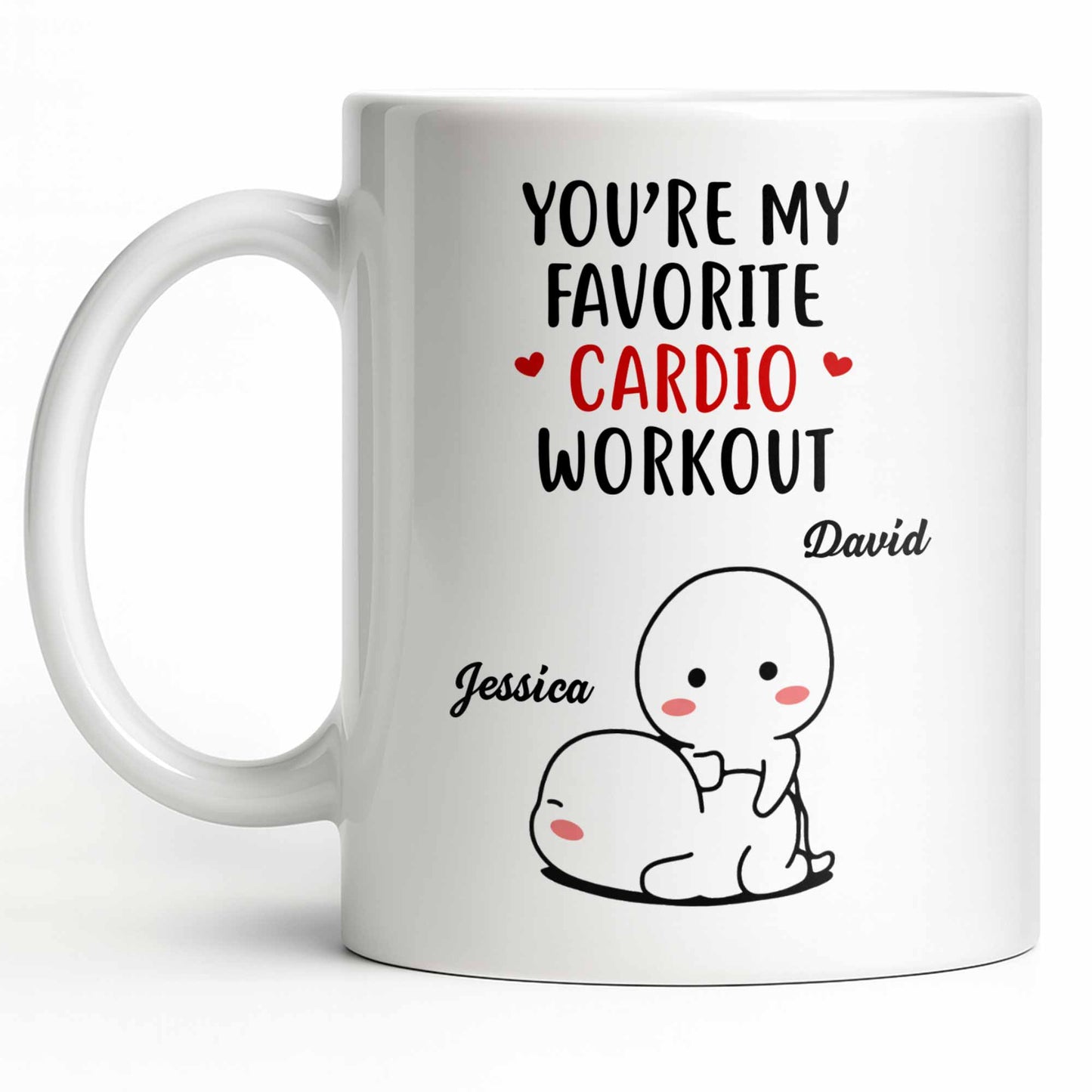 You're My Favorite Cardio Workout Cute Cartoon