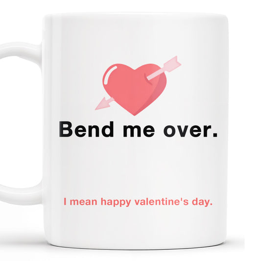 Happy Valentine's Day Heart And Arrow Design