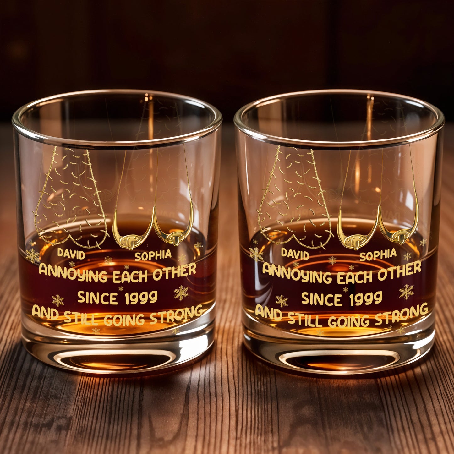 Annoying Each Other Since, Fishing Rods and Fish Design