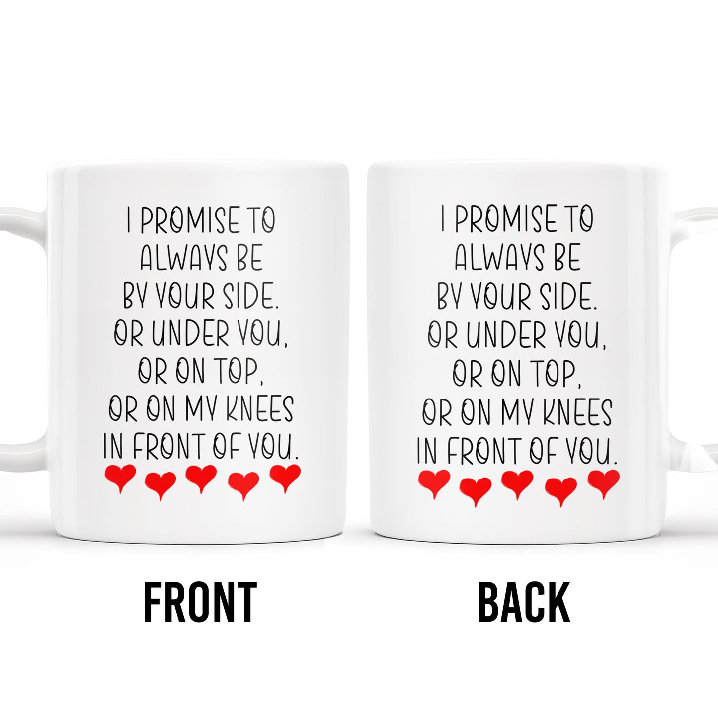 Promise To Always Be By Your Side Romantic Hearts Design