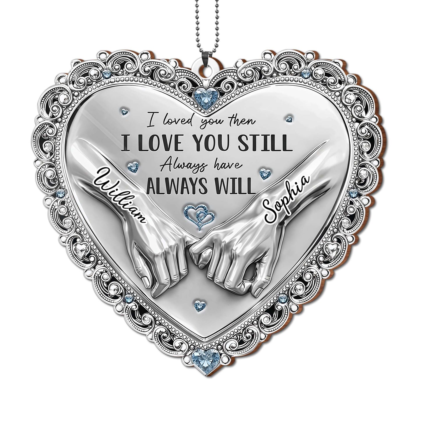 I Loved You Then Always Will Pinky Promise Heart Hands