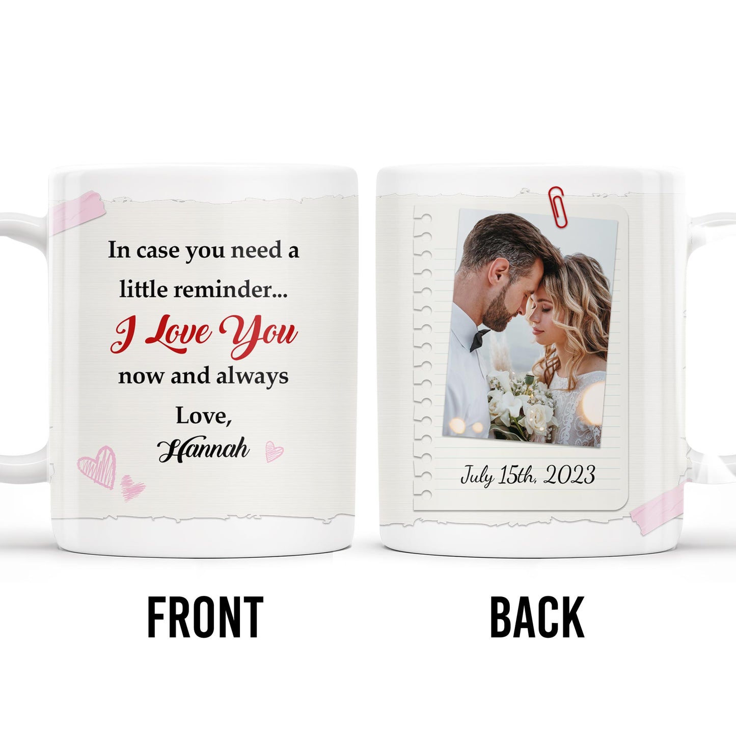 Love Reminder With Heart and Photo Frame