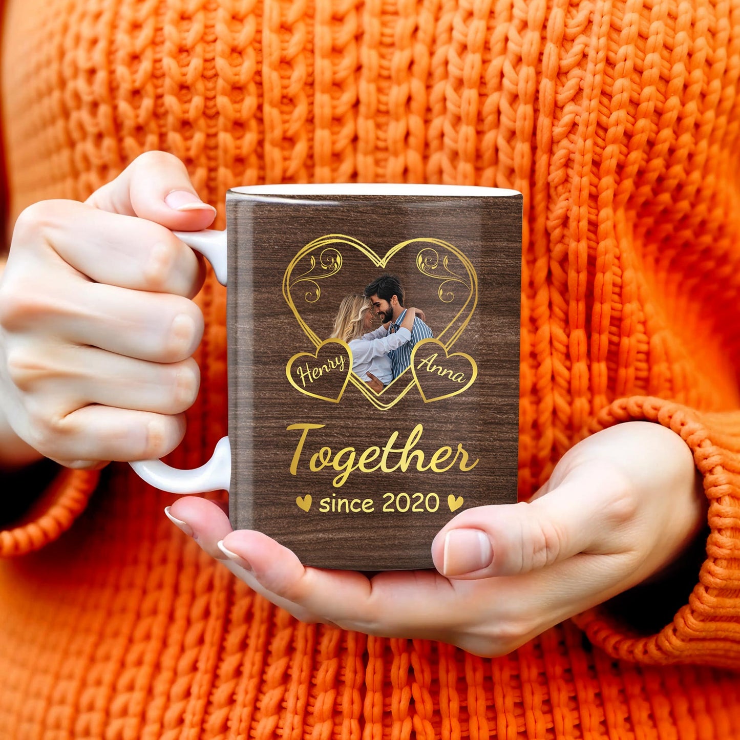 Forever Yours Romantic Heart Quote