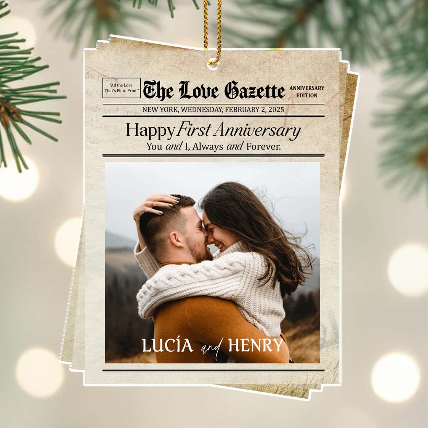 Happy First Anniversary You and I Always and Forever