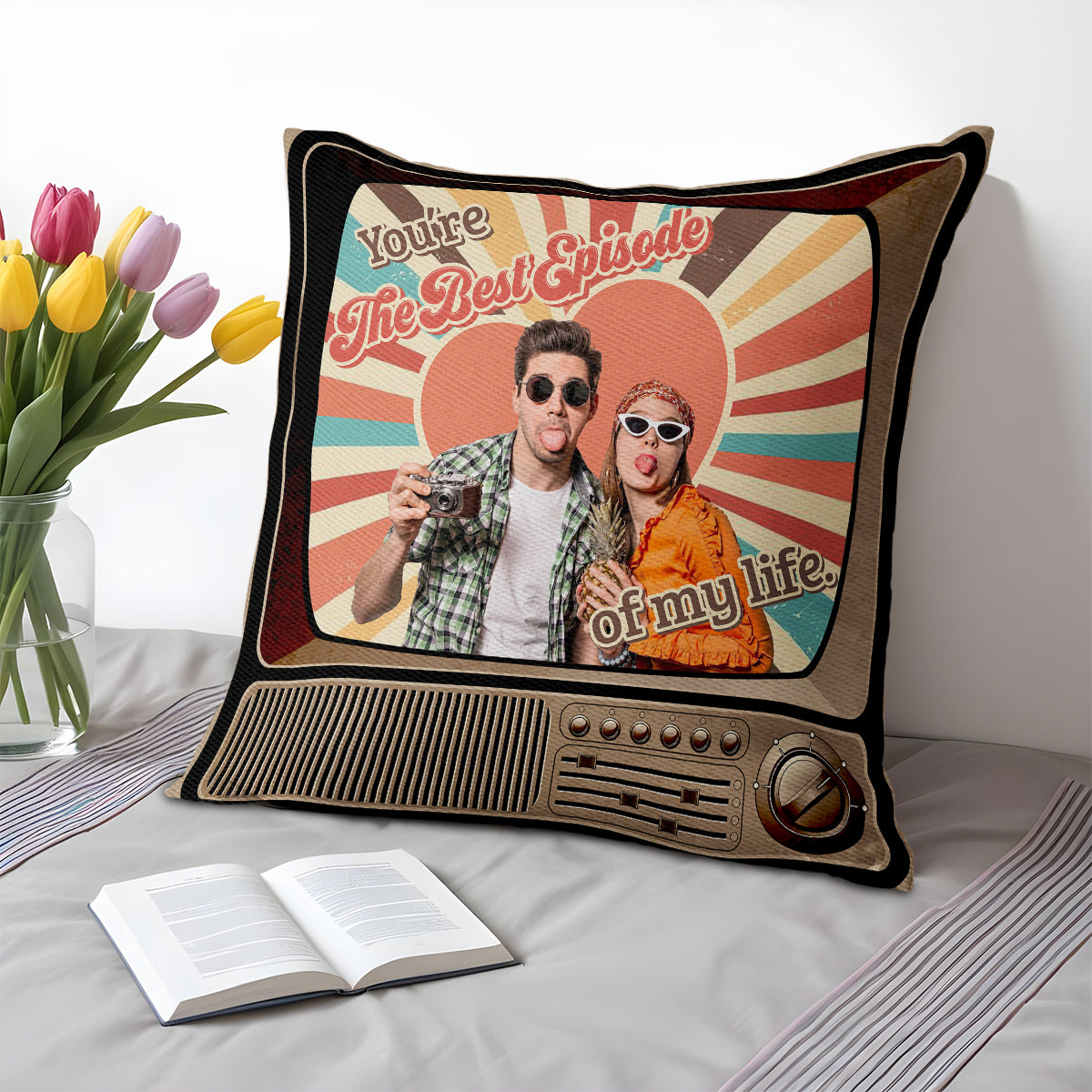 You're The Best Episode Of My Life Retro Radio Pillow