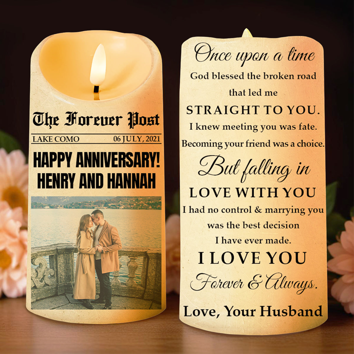 Once upon a time, blessed broken road led me straight to you love note