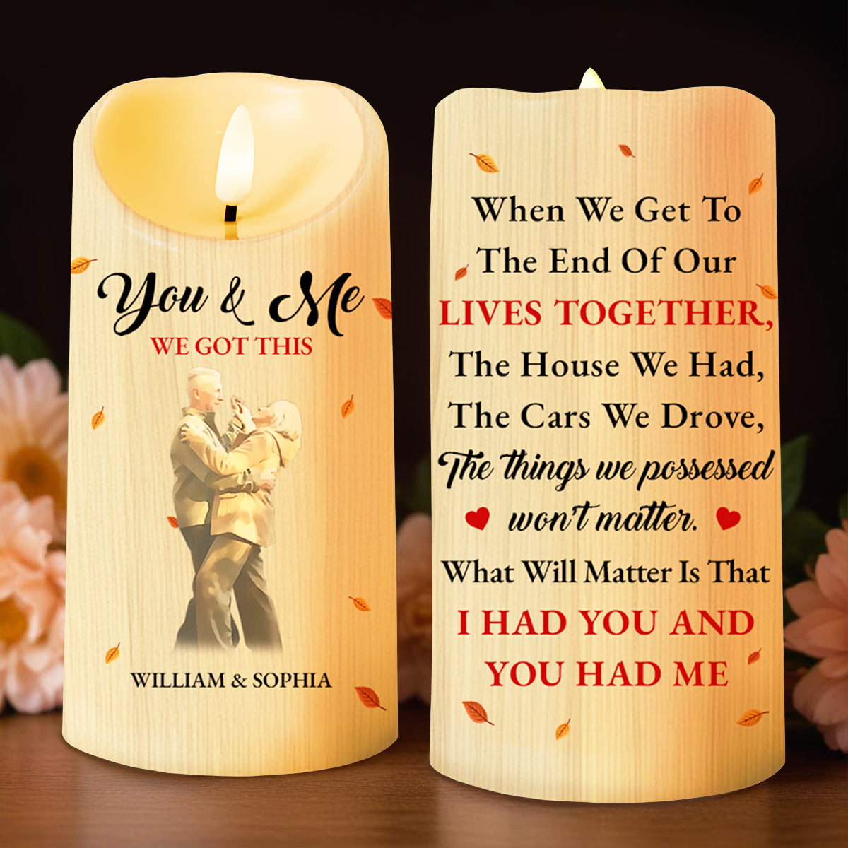 End Of Our Lives Together, Leaves and Dancing Couple