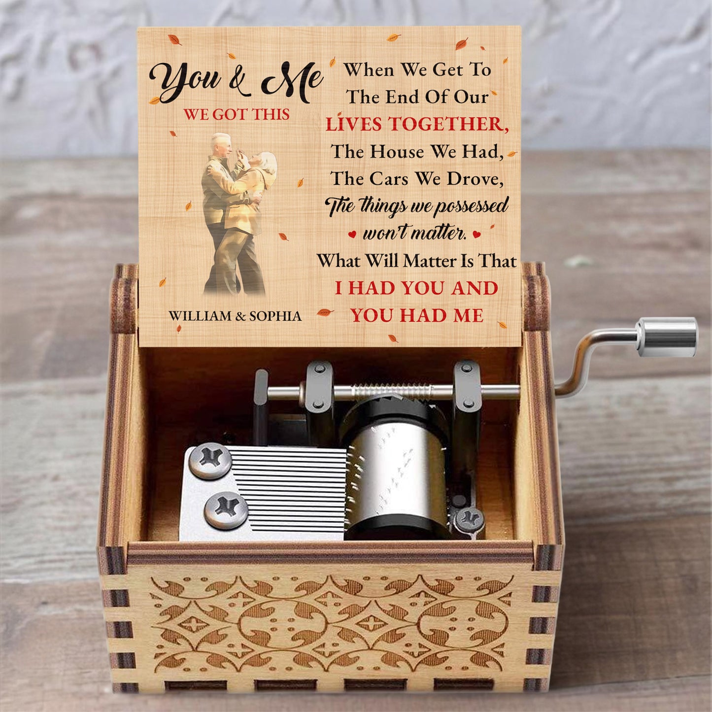You & Me We Got This Elderly Couple Design