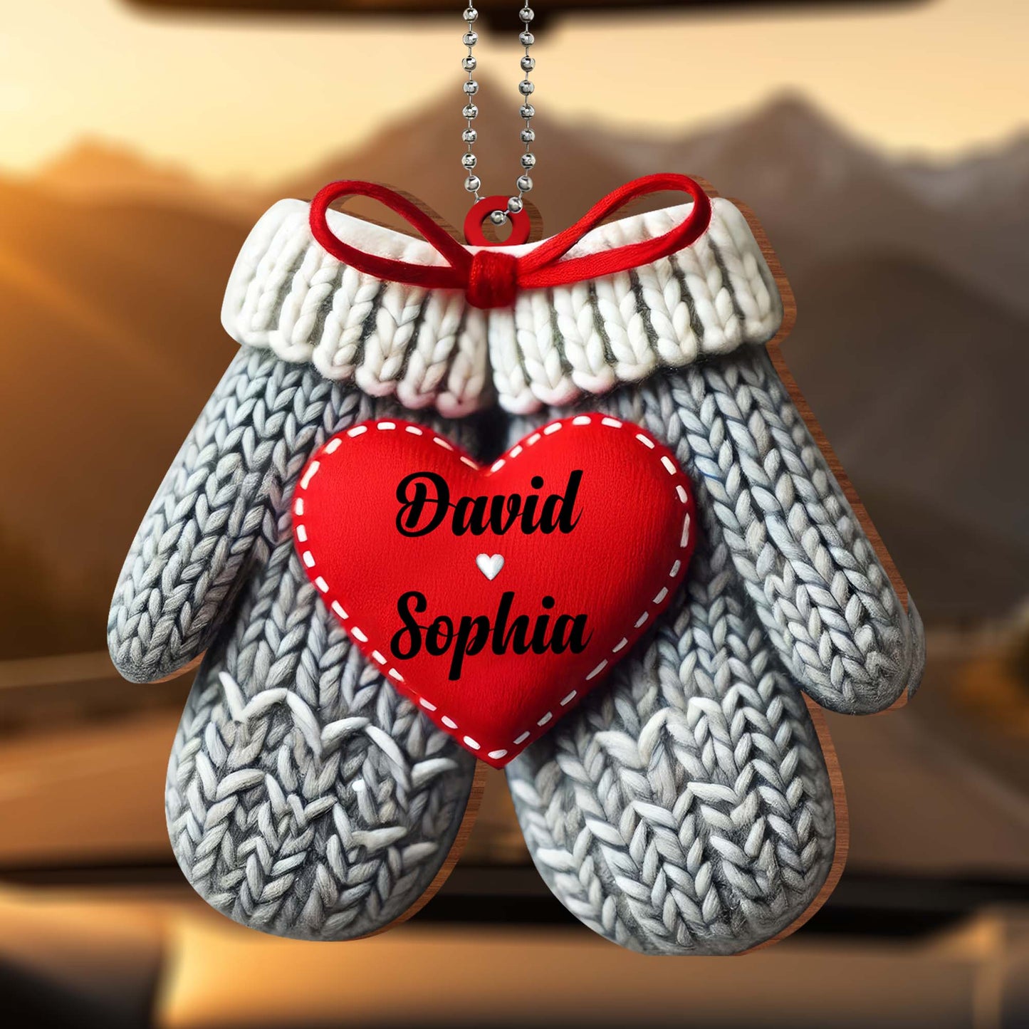 Together Forever Woven With Love Heart And Mittens