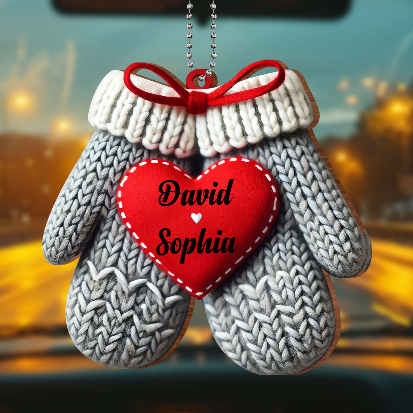 Together Forever Woven With Love Heart And Mittens