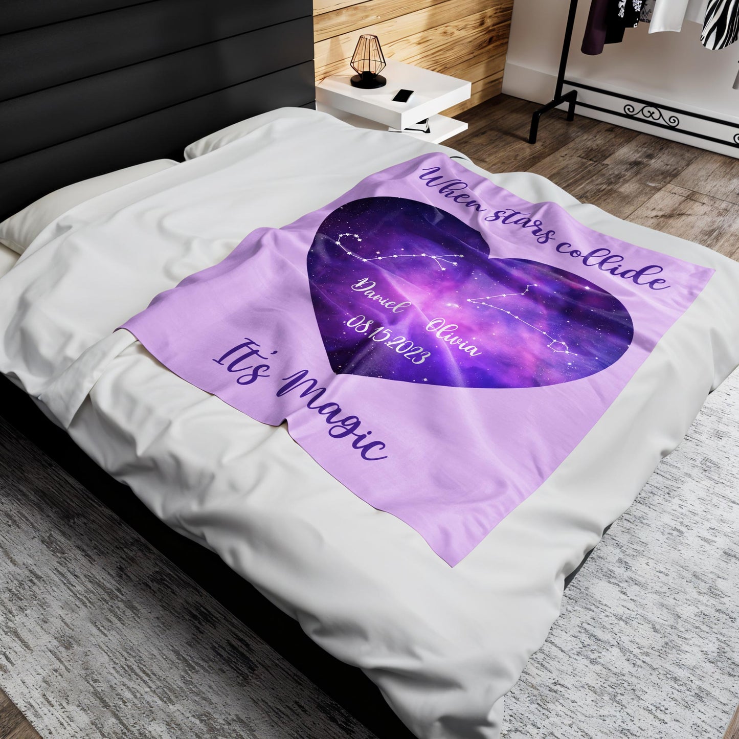 When Stars Collide It's Magic Heart Constellations