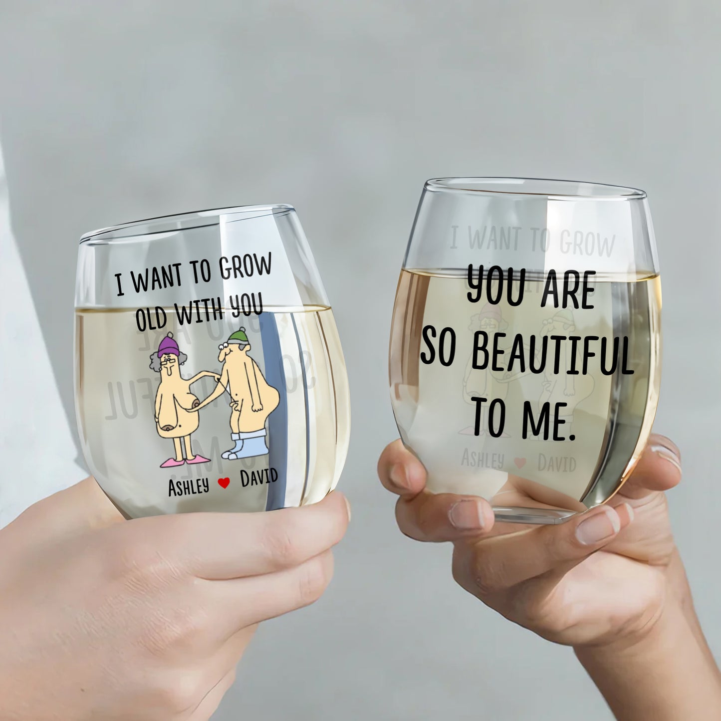 Grow Old With You Beautiful Couple Design