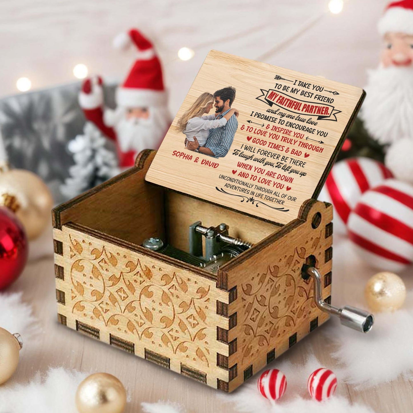 Best Friend And Faithful Partner Loving Promise Music Box