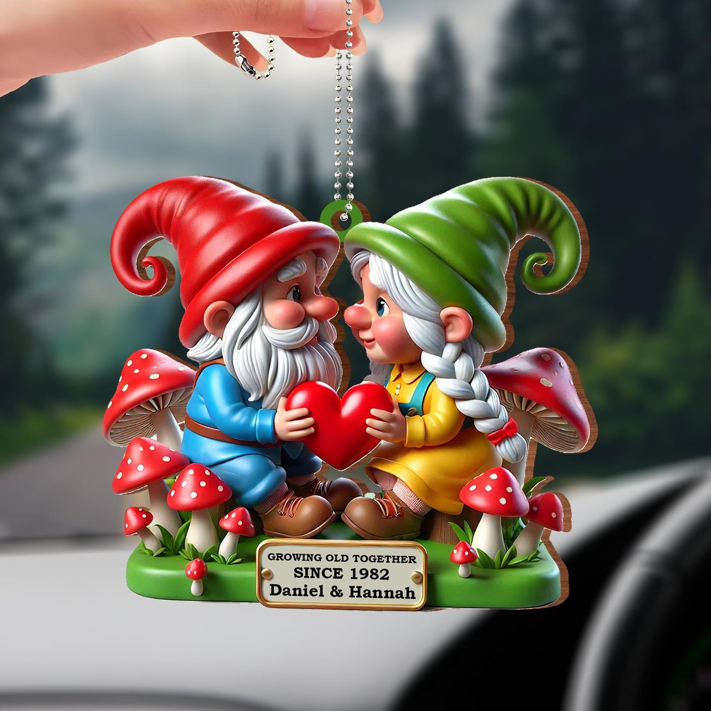 Growing Old Together, True Love Gnome Ornament