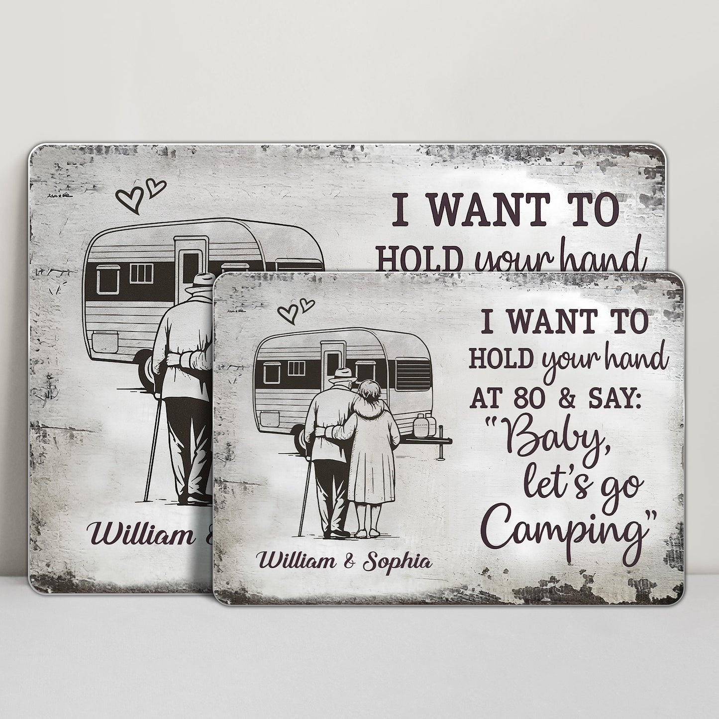 Hold Your Hand at 80 And Say Let's Go Camping